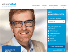 Tablet Screenshot of mannvital.de